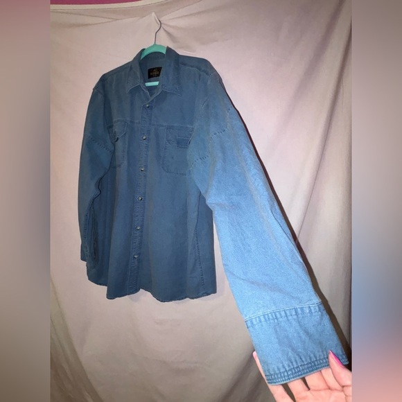 RedHead Blue Cotton Shirt - Picture 9 of 11